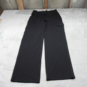 Kuhl Pants Womens 10 Black Stretch Drawstring Cargo Baggy Hiking Outdoor 31x31